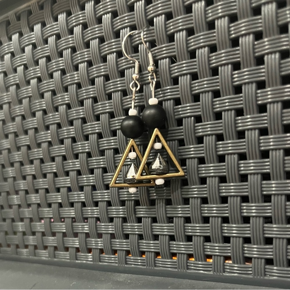 Deluxe Triangle Earrings